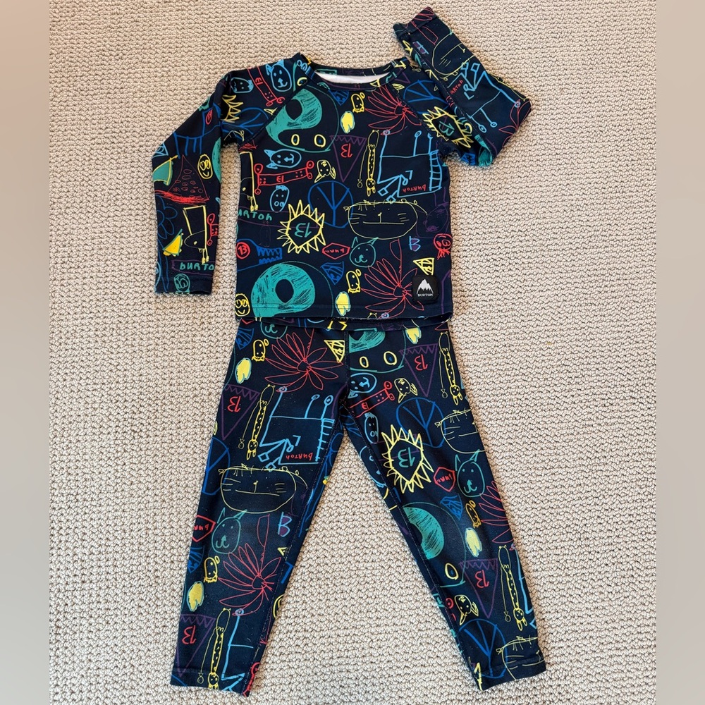 Burton Toddler Lightweight Base Layer Set 4t ski snowboard
